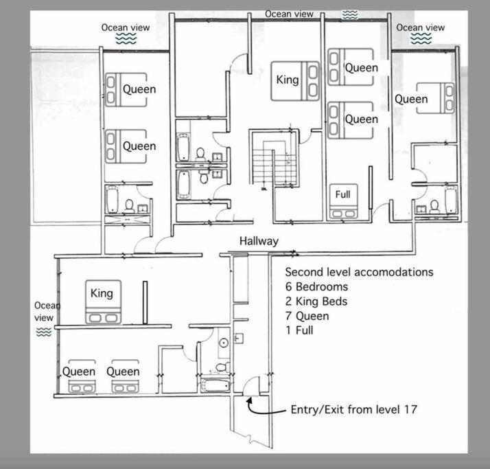 The Penthouse Sju 6bdr+6.5ba Sleep 20 Million$view Apartment